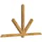 Ekena Millwork Kennewick Rough Sawn Timber Gable Bracket, Western Red Cedar, 96"W x 52"H x 4"D x 4"F, 13/12 Pitch GBW096X52X0404KEN00RWR - alternate 2